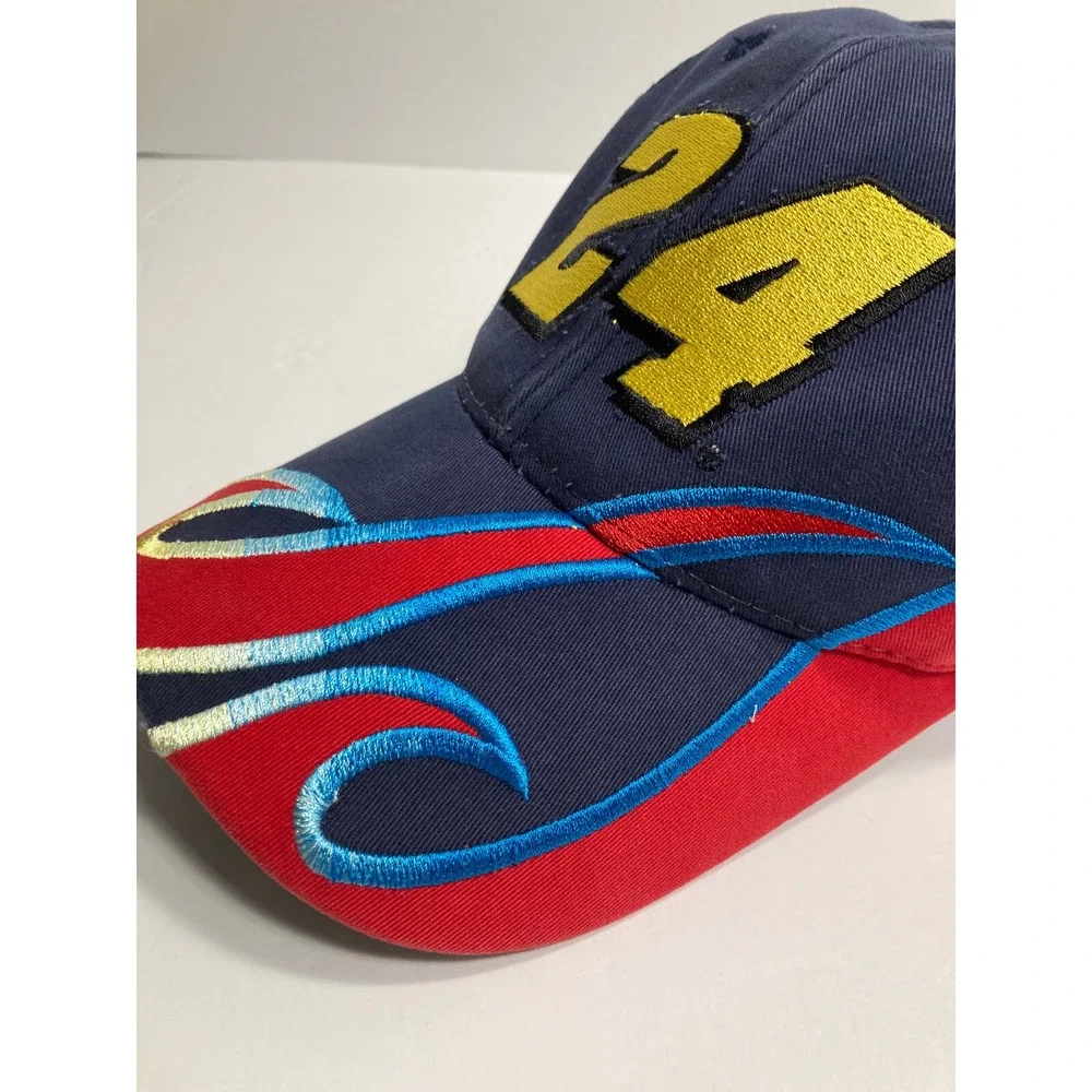Vintage Jeff Gordon Hat Cap #24 DuPont‎ 4X Winston Cup Championship Distressed
